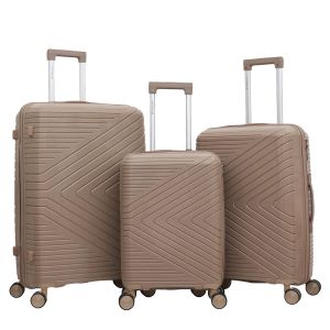 Lot de 3 valises rigides 2551 Taupe