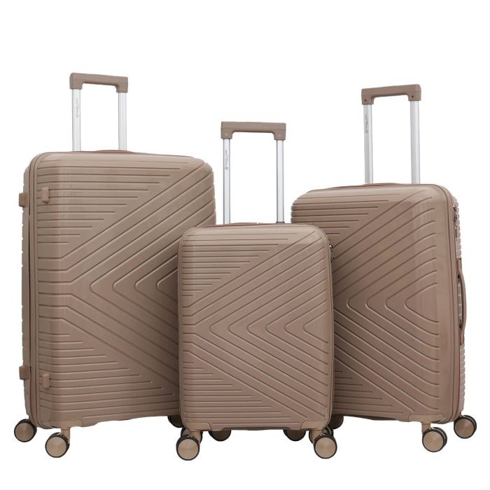 Lot de 3 valises rigides 2551 Taupe