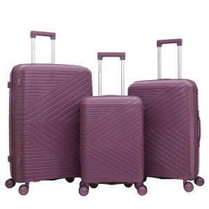 Lot de 3 valises rigides 2551 Violet