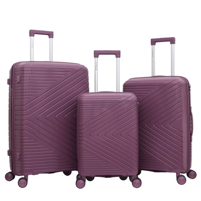 Lot de 3 valises rigides 2551 Violet
