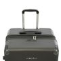 Lot de 3 valises 2525 55, 66 et 77 cm Extensibles Gris Foncé
