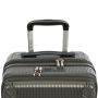 Lot de 3 valises 2525 55, 66 et 77 cm Extensibles Gris Foncé