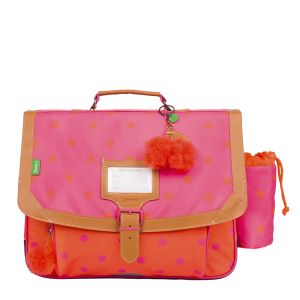 Cartable scolaire Un pour tous, tous pompoms 38 cm Sidonie