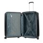 Lot de 3 valises 2525 55, 66 et 77 cm Extensibles Noir