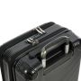 Lot de 3 valises 2525 55, 66 et 77 cm Extensibles Noir