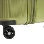 Lot de 3 valises 2525 55, 66 et 77 cm Extensibles Vert