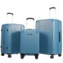 Lot de 3 valises 2525 55, 66 et 77 cm Extensibles Bleu
