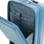 Lot de 3 valises 2525 55, 66 et 77 cm Extensibles Bleu