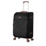 Lot de 3 valises souples 2650 55, 66 et 77 cm Extensibles Noir