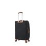 Lot de 3 valises souples 2650 55, 66 et 77 cm Extensibles Noir