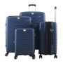Lot de 4 valises rigides 2435 Extensible 55, 66, 76 et 87 cm Marine