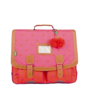 Cartable scolaire Un pour tous, tous pompoms 41 cm Sidonie