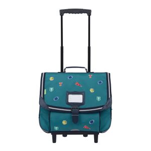 Cartable scolaire à roulettes trolley 38 cm Dan