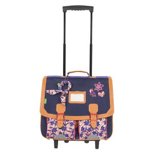 Cartable scolaire à roulettes trolley 41 cm Maïna