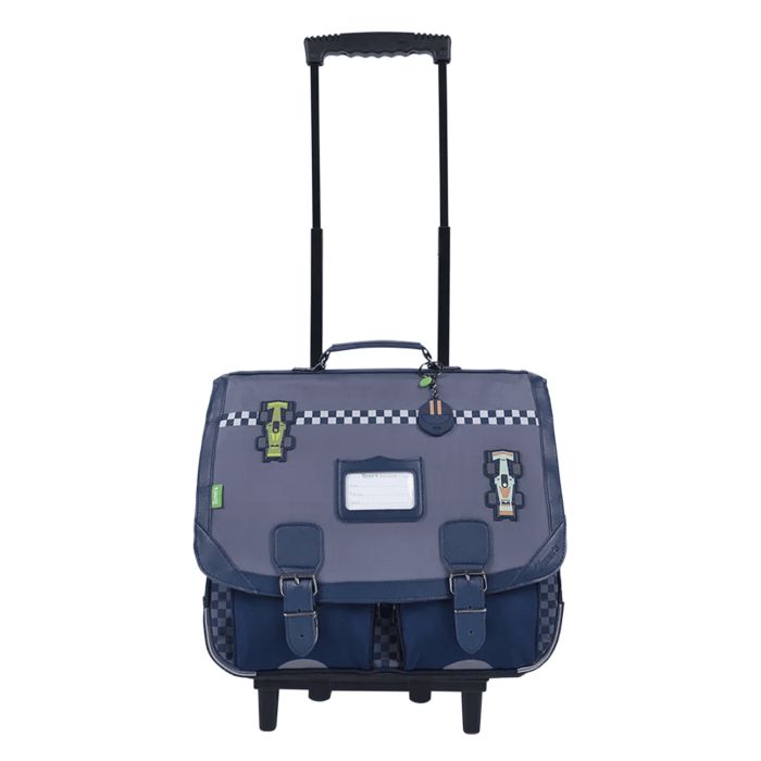 Cartable scolaire à roulettes trolley 41 cm Romain