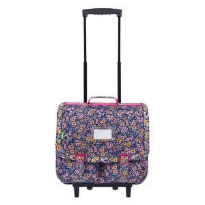 Cartable scolaire à roulettes trolley 41 cm Elena