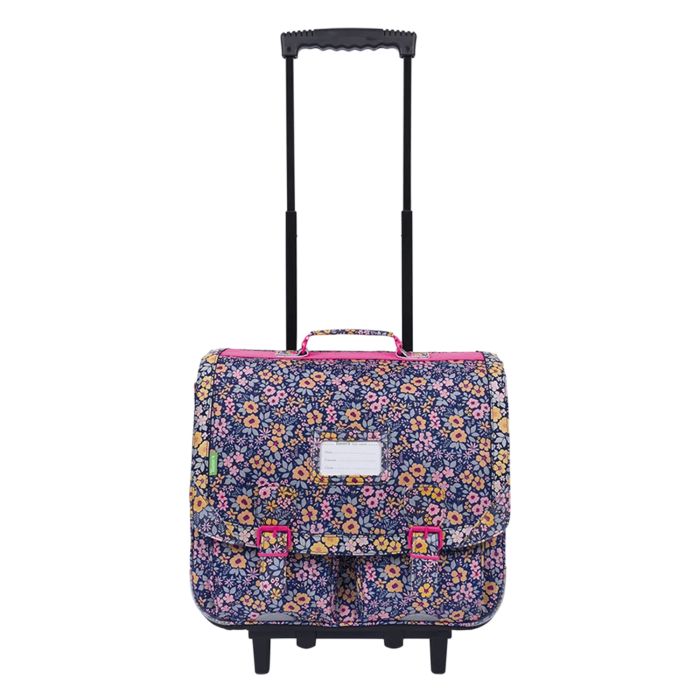 Cartable scolaire à roulettes trolley 41 cm Elena