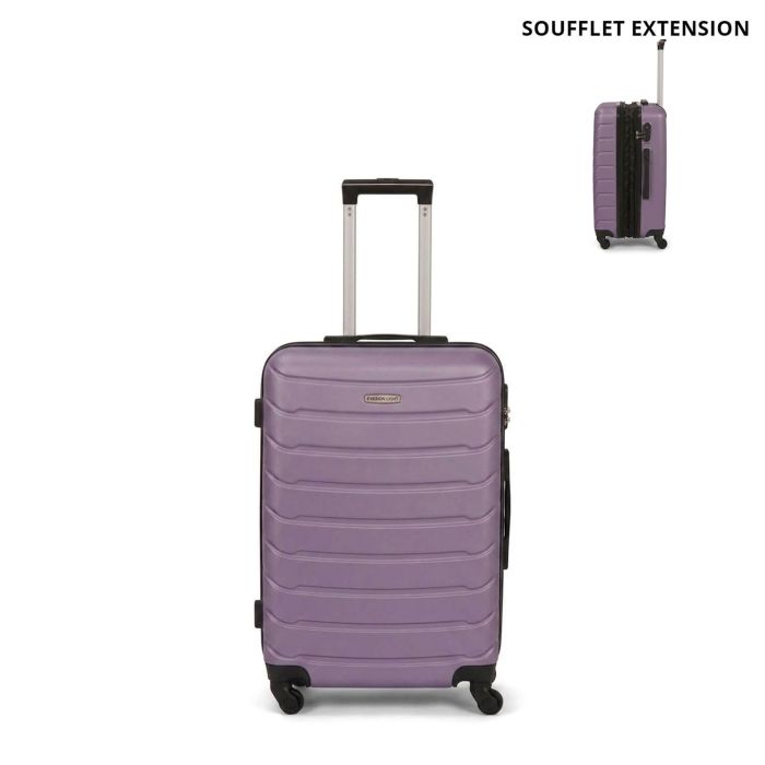 Valise cabine rigide FG679 Extensible 50 cm Light purple