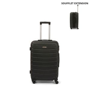 Valise cabine rigide FG679 Extensible 50 cm Black