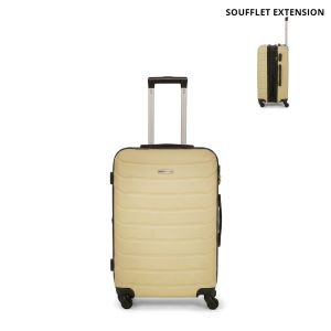 Valise cabine rigide FG679 Extensible 50 cm Light yellow