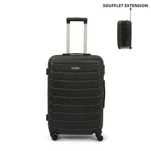 Valise rigide M FG679 Extensible 65 cm Black