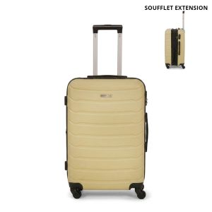 Valise rigide M FG679 Extensible 65 cm Light yellow