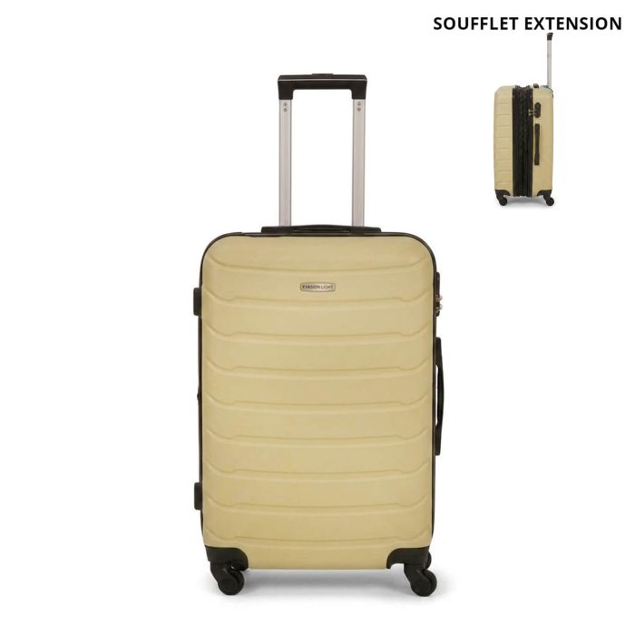 Valise rigide M FG679 Extensible 65 cm Light yellow