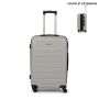 Valise rigide M FG679 Extensible 65 cm Silver