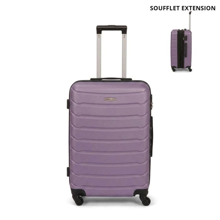 Valise rigide M FG679 Extensible 65 cm Light purple