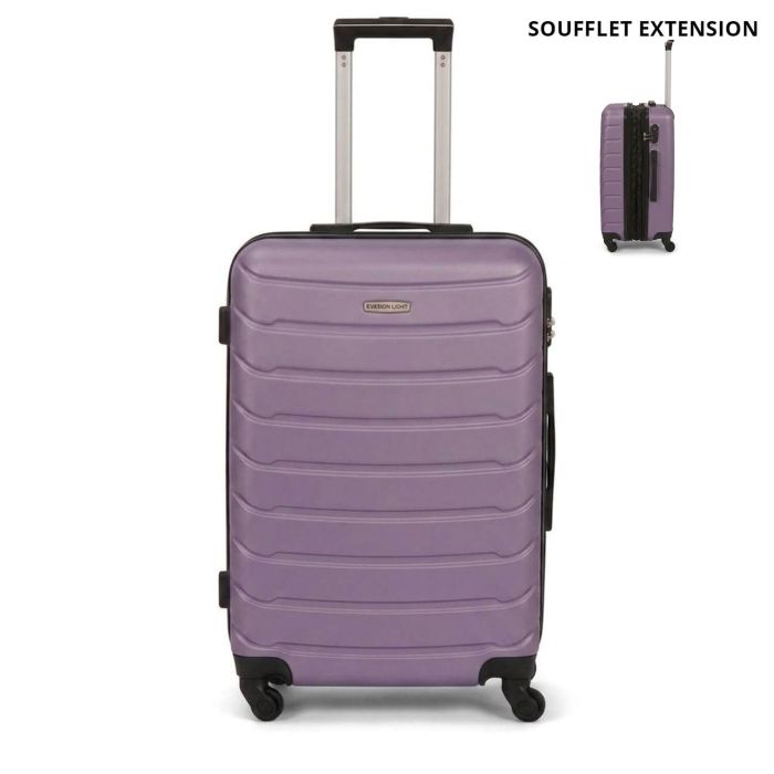 Valise rigide L FG679 Extensible 75 cm Light purple