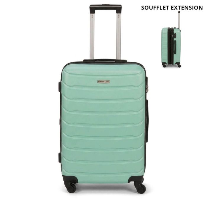 Valise rigide L FG679 Extensible 75 cm Light green