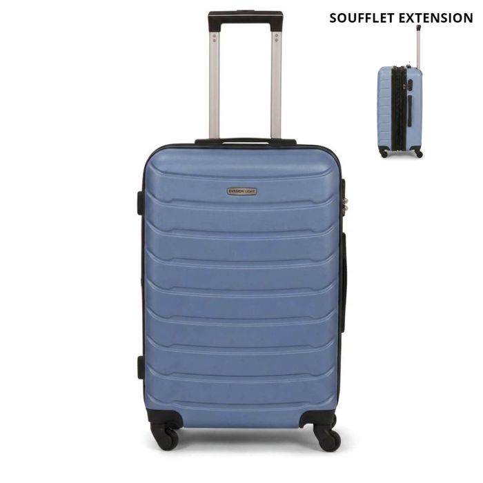 Valise rigide L FG679 Extensible 75 cm Light blue