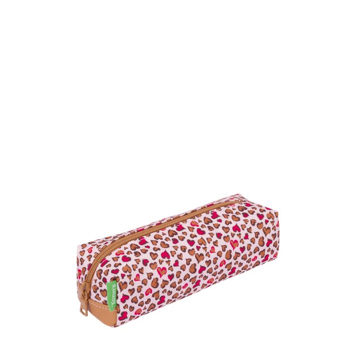 Trousse scolaire simple Un pour tous, tous pompoms 21 cm Lilou