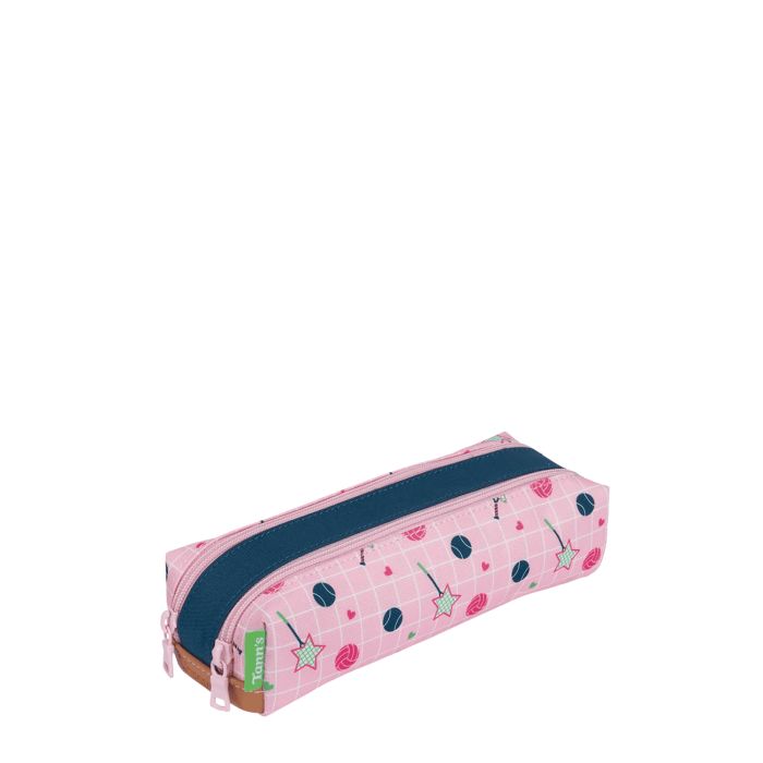 Trousse scolaire double Évasion 21.5 cm Caroline