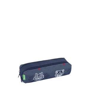 Trousse scolaire double Drôles de bêtes 21.5 cm Mathys