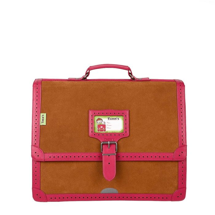 Cartable scolaire Cuir Ajouré 38 cm