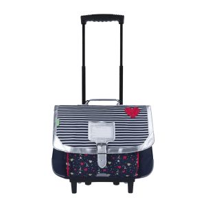 Cartable scolaire à roulettes Trolley Brillantes 38 cm Emilie