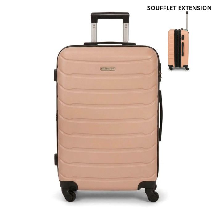 Valise rigide XL FG679 Extensible 85 cm Light pink