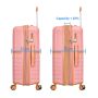 Valise rigide S49403 extensible 78 cm Rose gold
