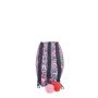 Trousse scolaire triple Un pour tous, tous pompoms 22 cm Antonia