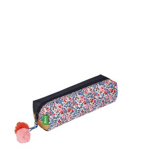 Trousse scolaire simple Un pour tous, tous pompoms 21 cm Antonia