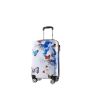Valise cabine rigide 96820R 55 cm Papillons fleurs bleues