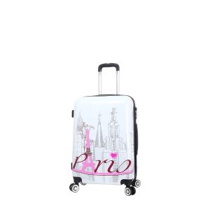 Valise cabine rigide 86820H 55 cm Monuments Paris