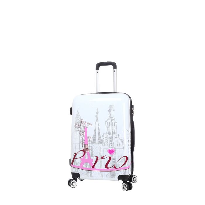 Valise cabine rigide 86820H 55 cm Monuments Paris