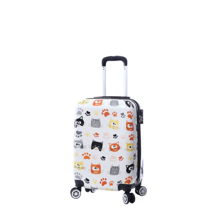 Valise cabine rigide 86820M 55 cm Funny cats