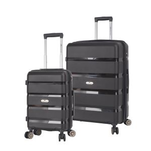 Lot de 2 valises rigides M43603 54 et 73 cm Black