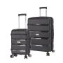 Lot de 2 valises rigides M43603 54 et 73 cm Black