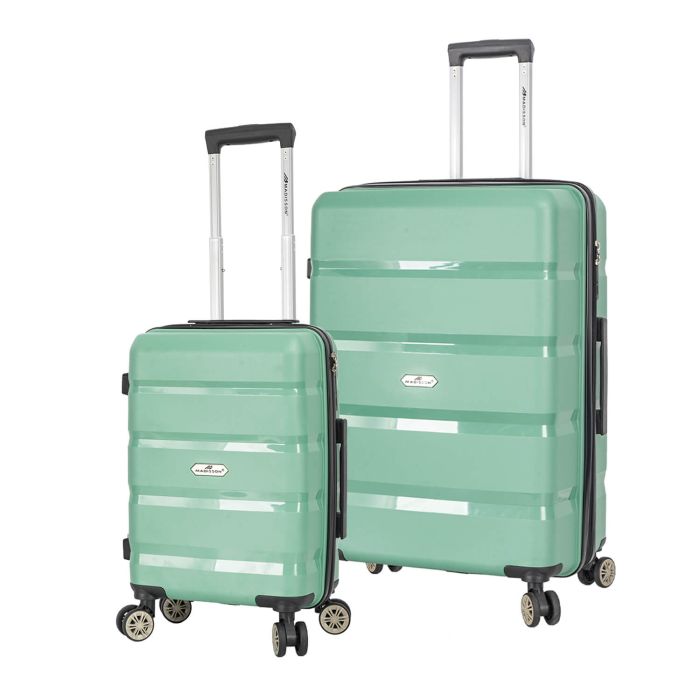 Lot de 2 valises rigides M43603 54 et 73 cm Light green