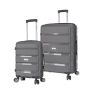 Lot de 2 valises rigides M43603 54 et 73 cm Silver