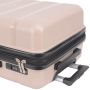 Lot de 2 valises rigides M43603 54 et 73 cm Champagne